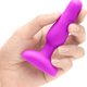 Butt Plugs from b-Vibe (Novice Plug, $130; Snug Plug 1, $45; Rimming Plug 2, $150)